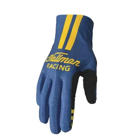 Versand Am Gleichen Tag MX Handschuhe Hallman Mainstay Roosted gelb / navy blau
