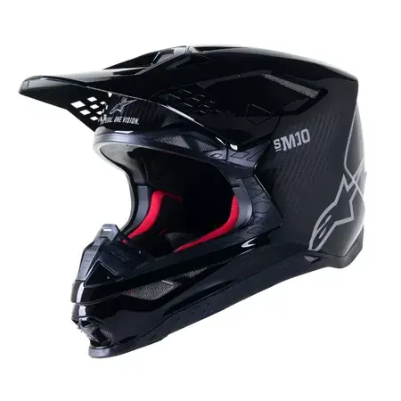 MX Helm Alpinestars Supertech M10 SOLID schwarz Letzte Chance