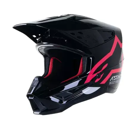 MX Helm Alpinestars SM5 Compass schwarz/pink Echt