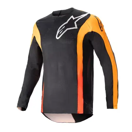 Preiswert MX Jersey Alpinestars Techstar Sein schwarz/orange