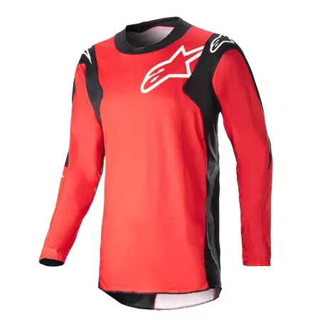Knallerangebot MX Jersey Alpinestars Racer Hoen rot/schwarz