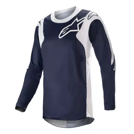 Echt MX Jersey Alpinestars Racer Hoen navy blau/weiß