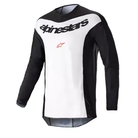 MX Jersey Alpinestars Fluid Lurv schwarz/weiß Schnäppchen