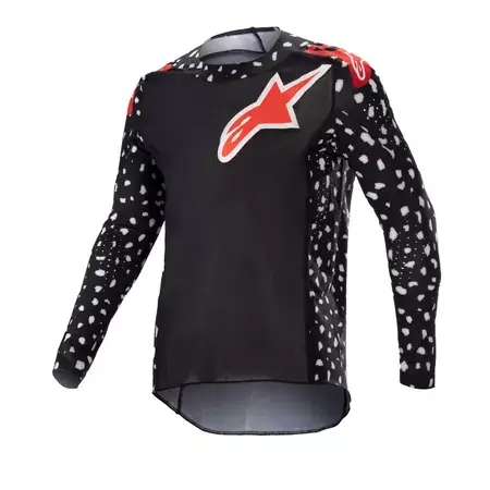 MX Jersey Alpinestars Kids Racer North schwarz/rot Solange Der Vorrat Reicht