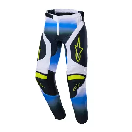 Billig MX Hose Alpinestars Kids Racer Push blau/weiß