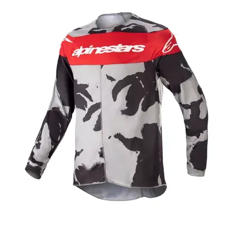 MX Jersey Alpinestars Kids Racer Tactical camouflage/rot Aktuell