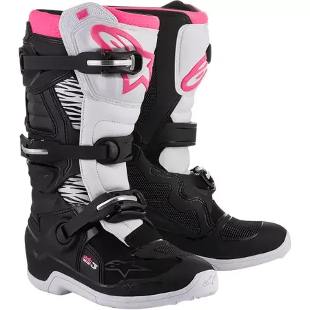 Alpinestars Stella TECH 3 OFFROAD Stiefel schwarz/weiss/rosa Garantierte Lieferung