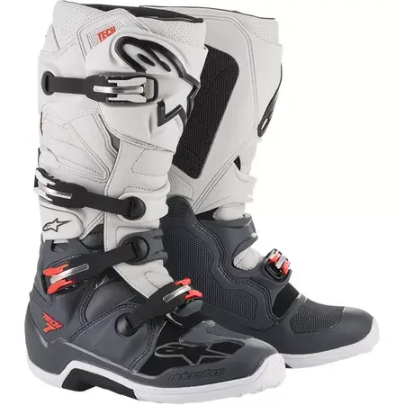 Letzte Chance Stiefel Alpinestars Tech 7 grau / weiss