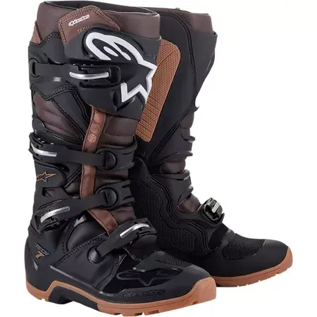 Solange Der Vorrat Reicht Stiefel Alpinestars Tech 7 Enduro schwarz / braun